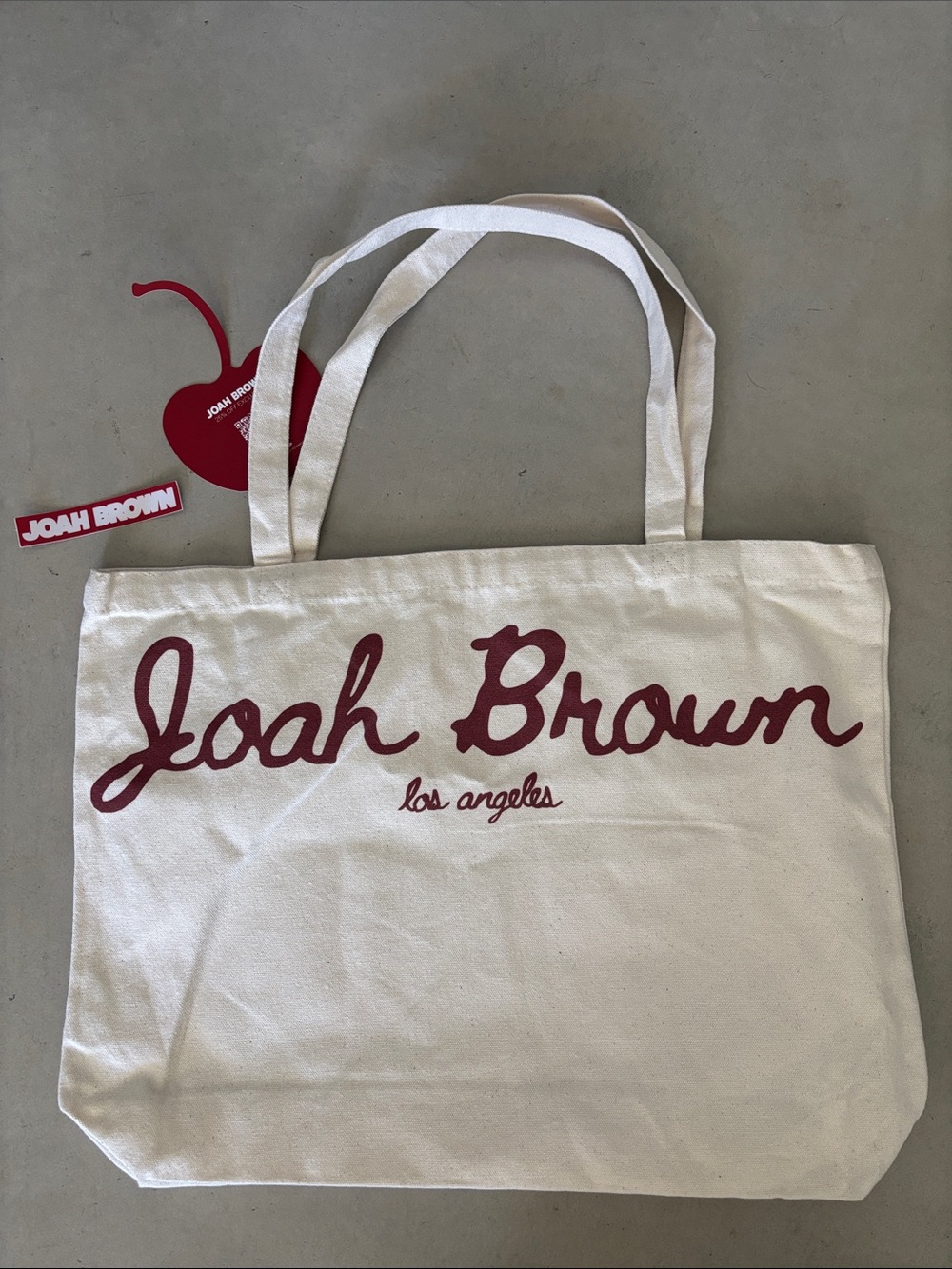 New “Joah Brown Los Angeles” LA Pop Up Exclusive Tote Bag & sticker - Picture 7 of 7